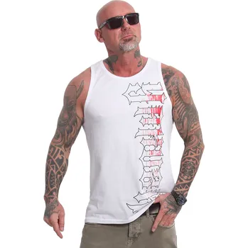 Pánské tílko Pánské tílko Yakuza Bloodbrand Slim 24047 white velikost: 3XL