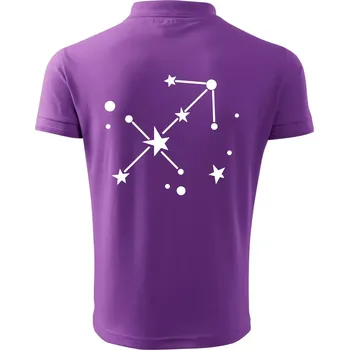 Pánská košile Souhvězdí - Sagittarius - Střelec - Polokošile pánská Pique Polo 203 - M ( Fialová )