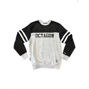 Pánská mikina Mikina Octagon Sports šedo černá velikost: XXL