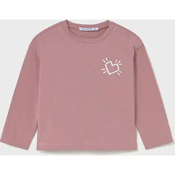 Kojenecké tričko s dlouhým rukávem Mayoral 2079.4H.Baby.9BYA růžová 30X, vel. 80