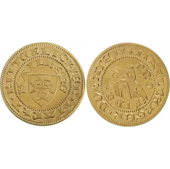Mincovna Dukát Dukát Maltézských rytířů, Mailberg, fantasy replika mince (masivní tombak, 26 mm)