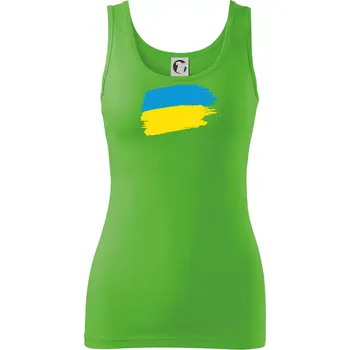 Ukrajina vlajka - Dámské tílko - L ( Apple Green )