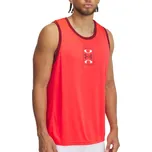 Tílko Under Armour UA Zone Performance Tank-RED 1383399-713 Velikost XL