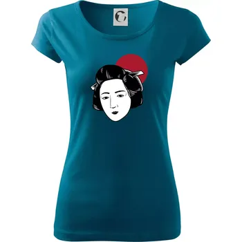 Dámské oblečení Japan culture - žena - Dámské triko Pure - XL ( Petrolejová )