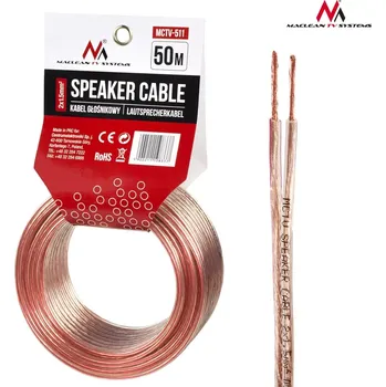 Audio kabel Kabel reproduktorový 50m Maclean MCTV-511 2x1.5mm2