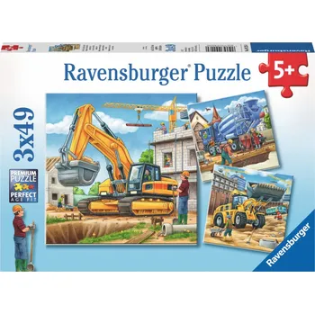 Puzzle Ravensburger Puzzle Velká nákladní vozidla 3x49 dílků