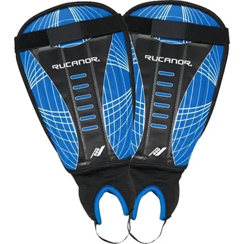 Fotbalový chránič Rucanor Free kick chránič holeně modrý, L