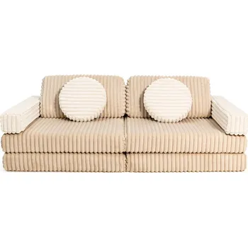 Pohovka Hrací pohovka a bunkr Vafle Brown Sugar Shappy - Play Sofa Pure Corduroy Waffle