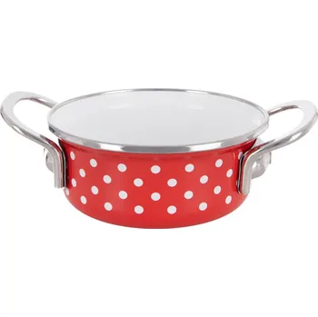 ORION Kastrol smalt TEČKA Lem 0,65 l