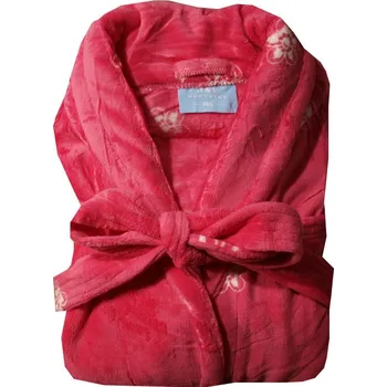 Dámské noční prádlo xcena Župan dámský se vzorem růžový Velikost: XL/XXL