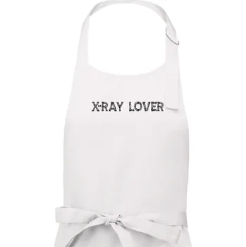 Kuchyňská zástěra X-ray Lover - Pánská zástěra na vaření - Univerzální velikost ( Bílá )