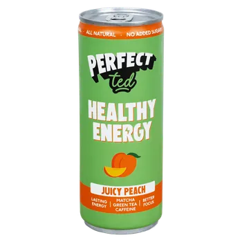 Energetický nápoj PERFECTTED Healthy matcha energy drink broskev 250&nbsp;ml