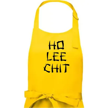 Kuchyňská zástěra Ho lee chit - Pánská zástěra na vaření - Univerzální velikost ( Žlutá )