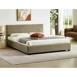 Postel se zvedacím roštem COLUMBIA VELVET, 160x200 cm, béžová BLUVEL 28