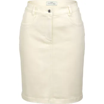 Dámská sukně 632636 - Tchibo - Džínová sukně - pro ženy - vel. 44 - barva: bílá