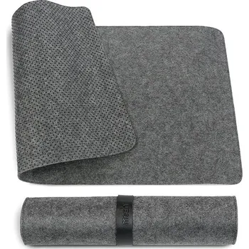MOSH Table mat, plstěná, tmavě šedá, 90 x 45 cm