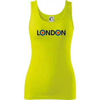 Dámské tričko London Royal Air Force Museum - Dámské tílko - 2XL ( Limetková )