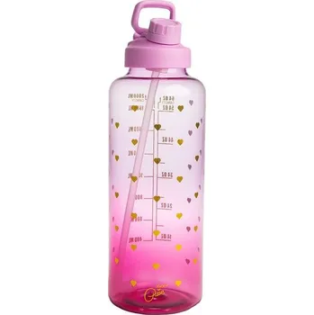 Láhev Paris Hilton Láhev na pití 1,8 l lila/vzor srdce