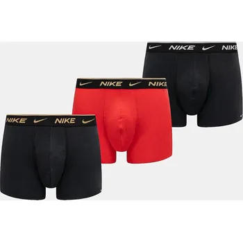 Boxerky Boxerky Nike 3-pack pánské, červená barva, 0000KE1008 0000KE1008. 99E, vel. L
