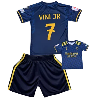 Fotbal Numberoplus Premium dětský fotbalový dres komplet FC Real Madrid - Vinic JR7 Fly Better Velikost: 16 let (vel.166-172)