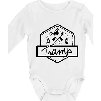 Kojenecký body Tramp erb - Body kojenecké s dlouhým rukávem - Dlouhý r. do 3 měs ( Bílá )