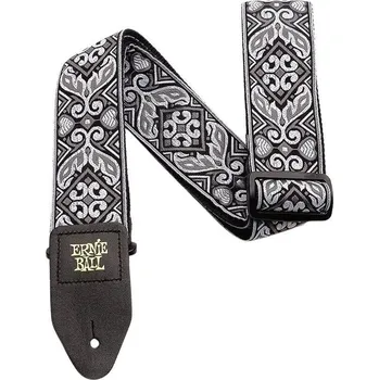 Kytarový popruh Ernie Ball Classic Jacquard Tribal Silver Kytarový pás