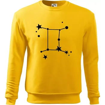 Pánská mikina Souhvězdí - Gemini - Blíženci - Mikina Essential pánská - 3XL ( Žlutá )