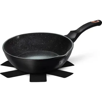 Pánev BERLINGERHAUS Pánev hluboká s mramorovým povrchem 24 cm Black Rose Collection