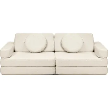 Pohovka Hrací pohovka a bunkr Kožíšek Soft Cream Shappy - Play Sofa Original Teddy