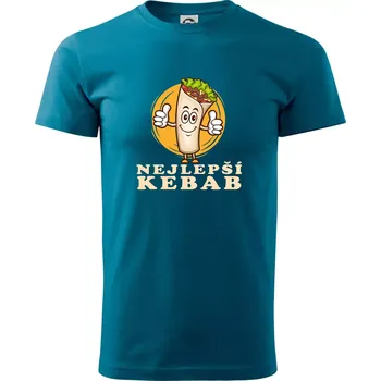 Nejlepší kebab - Klasické pánské triko vyšší gramáže - S ( Petrolejová )