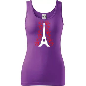 Dámské tričko Cyclo Paris - Dámské tílko - XL ( Fialová )