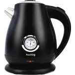 Huslog 1,7l s teploměrem černá