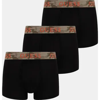 Boxerky Boxerky Guess 3-pack černá barva, U5YG03 K6YW1 U5YG03.K6YW1 99X, vel. L