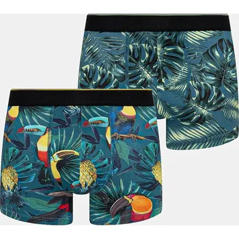 Boxerky Bavlněné boxerky Medicine 2-pack pánské, více barev RS25.BIM901 vícebarevná MLA, vel. XL