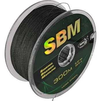Katran Šňůra Sinking Braided Mainline SBM Green 300m 0,22mm 10,2kg