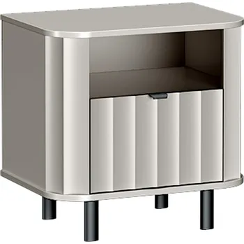 Noční stolek NOVADO s | noční stolek NO-7 | 58,6 cm | světle šedá