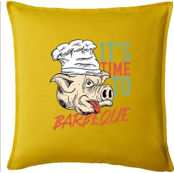 Polštář It's Time to Barbeque - Polštář 50x50 - 50x50 - Pouze potah ( Žlutá )