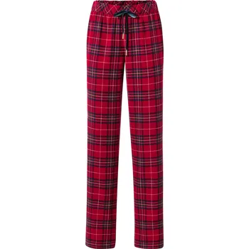 Dámské kalhoty 688391 - Tchibo - Pohodlné flanelové kalhoty - pro ženy - vel. 42 - barva: modrá/kostkovaný