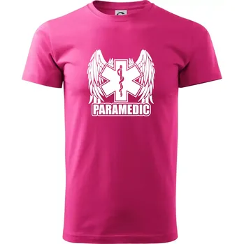 Paramedic - Klasické pánské triko vyšší gramáže - XS ( Purpurová )