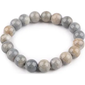 Náramek Náramek pružný ze skleněných korálků