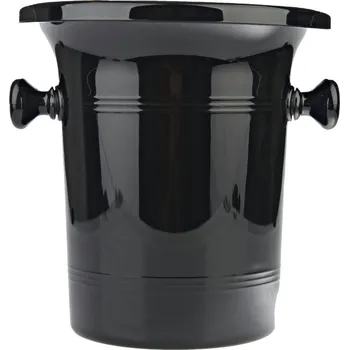 Dóza na potraviny Gastro Plivátko plastové s víkem, průměr: 215 mm, černé