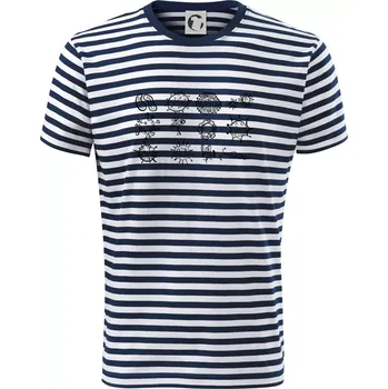 Pánské oblečení Set bakterií - Triko na vodu - S ( Prouhovaná )