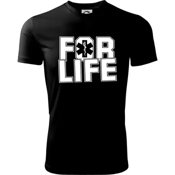 Chlapecké tričko For Life - Dětské triko sportovní (dresovina) - 158 cm/12 let ( Černá )