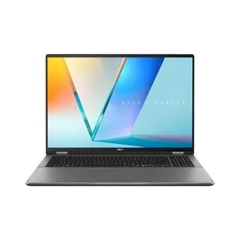 Notebook ASUS Vivobook 16 Flip - Ultra 7 Processor 258V/32GB/1TB SSD/RTX 5050 8GB/16"/3K/OLED/Touch/2y PUR/Win 11 Home/šedá