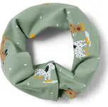 684806 - Tchibo - Dětský šátek na krk se suchým zipem - barva: zelená