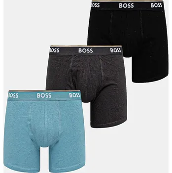 Boxerky Boxerky BOSS BoxerBr 3P Power 3-pack pánské, více barev, 50531691 modrá 55M, vel. XL