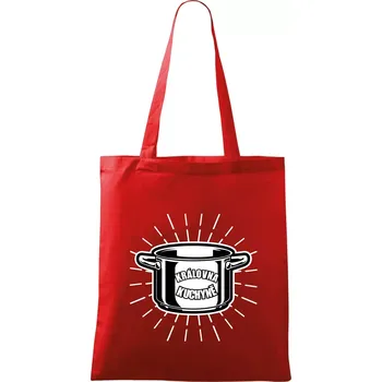 Královna kuchyně - Taška bavlněná - 42 x 38 cm ( Červená )