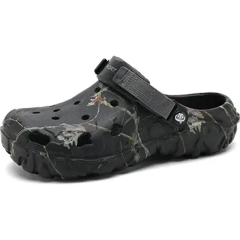 Dámské sandále zahradní pantofle s platformou, vhodné na venkovní použití Velikost: 43, Barva (Varianta): 9527-Black