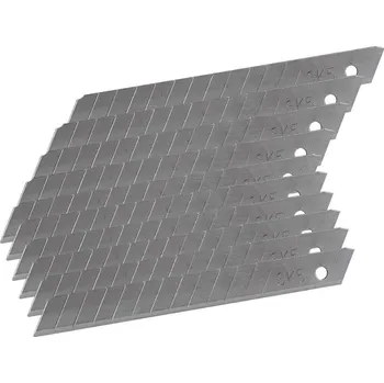 Pracovní nůž KesTek Odlamovací čepele SK5 9 mm stříbrné, 10 ks