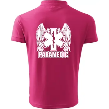 Pánská košile Paramedic - Polokošile pánská Pique Polo 203 - 3XL ( Purpurová )